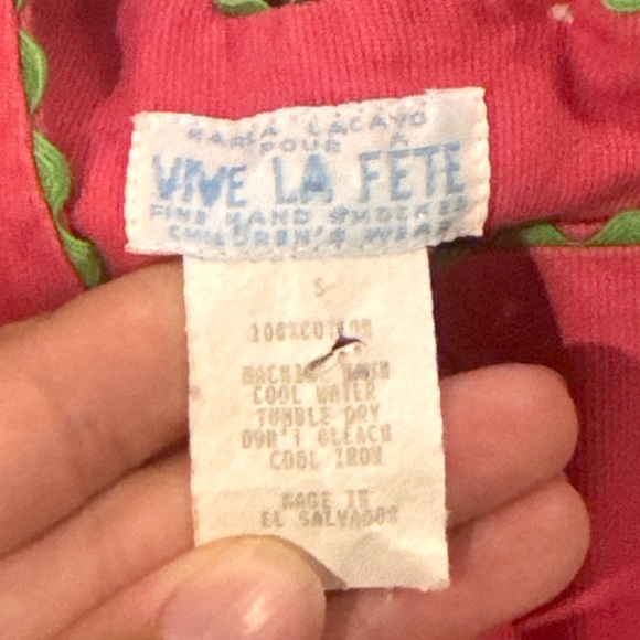 Karla Lacayo Pour VIVE LE FETE Girls Flamingo Dress Shocked - Picture 8 of 8